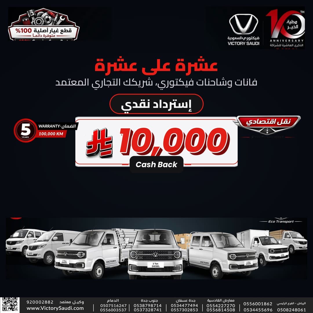استرداد نقدي 10,000 ريال