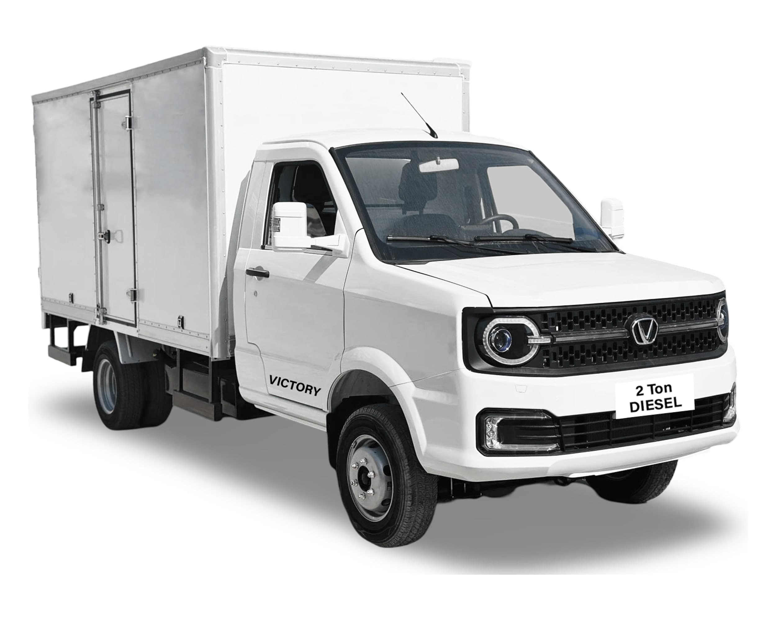 Victory 2 Ton Diesel — Factory Dry Cargo Box